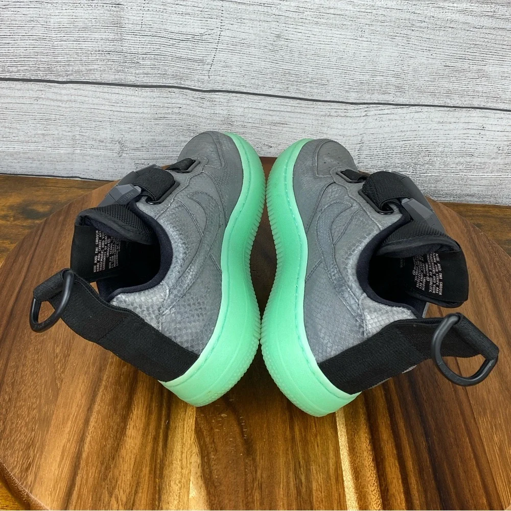 Nike Air Force 1 Utility Cool Grey OBJ Odell Beckham Jr Shoe AV2040-001 Kids 5.5